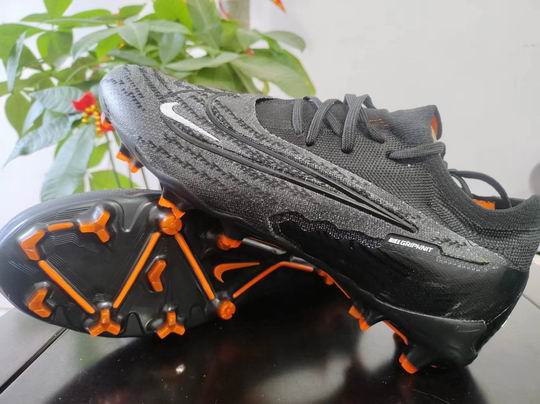 Nike Football Shoes Grey Black-76